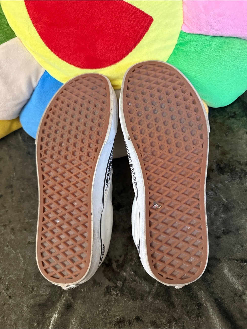 Vans Classic Slip on Grey Canvas Snake Print size 9 GWC - Picture 5 of 6